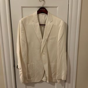 Men’s Ralph Lauren cream linen blazer